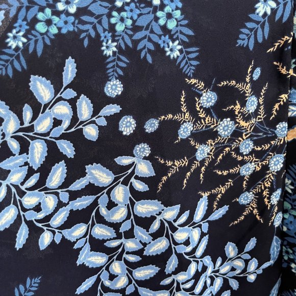 Alice Blue for Stitch Fix | Blue Floral Tank Blouse XS - Picture 4 of 5